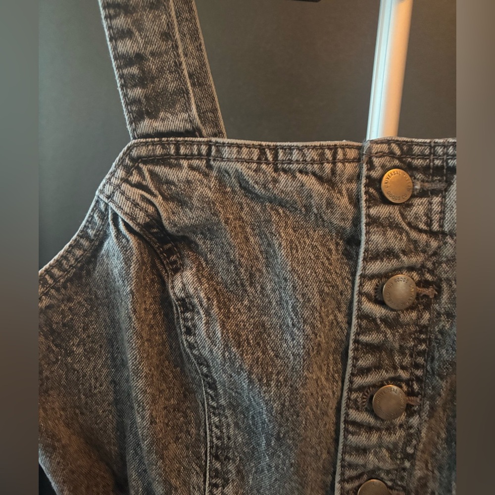 Universal Thread Black Denim Women's Jumpsuit - Picture 4 of 6